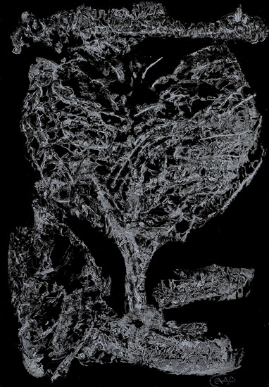 de sombres bois 01 Peinture artistique abstraite contemporaine
