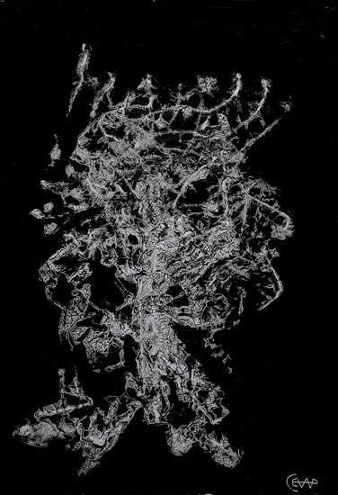 de sombres bois 01 Peinture artistique abstraite contemporaine